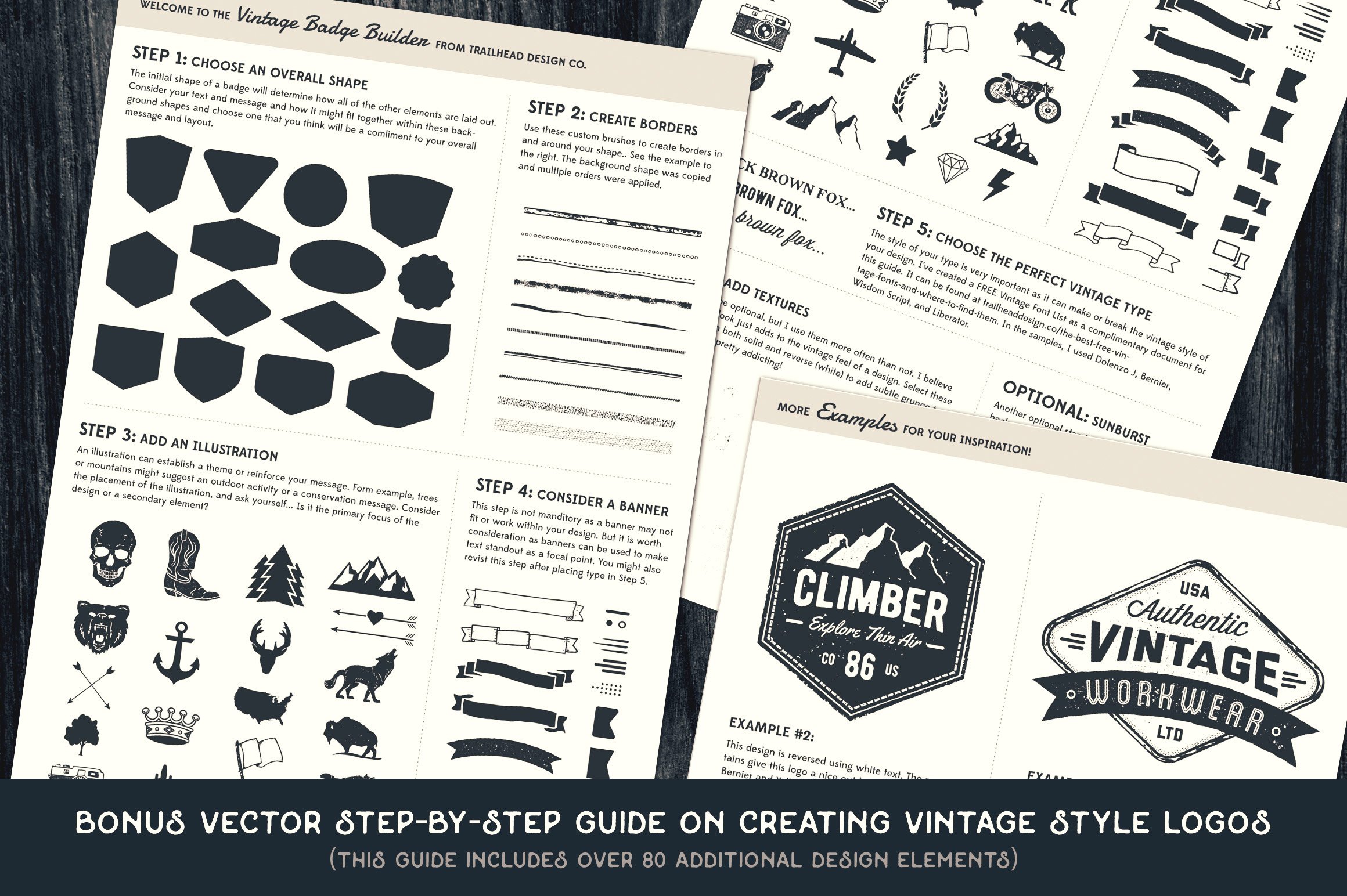 This guide includes over 80 additional design elements.