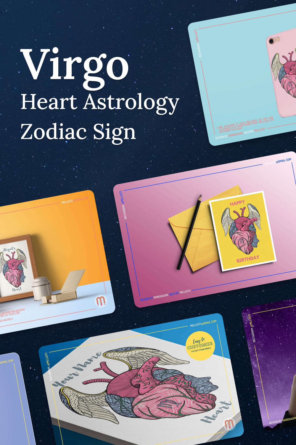 virgo heart astrology zodiac sign 02 842
