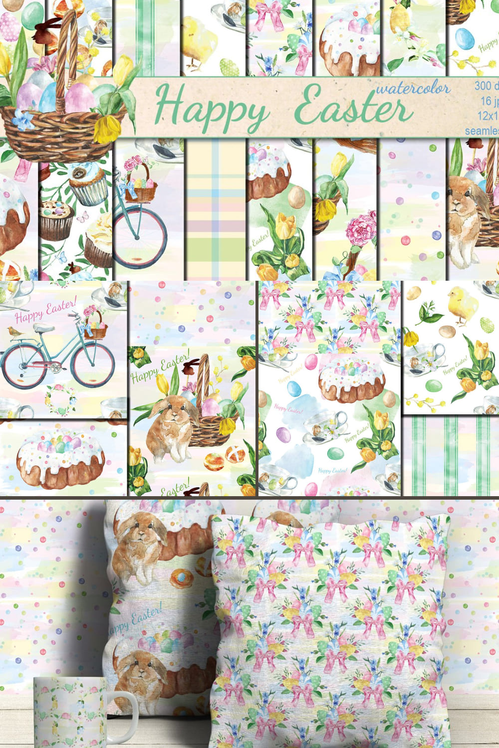 watercolor happy easter patterns 1000x1500 932