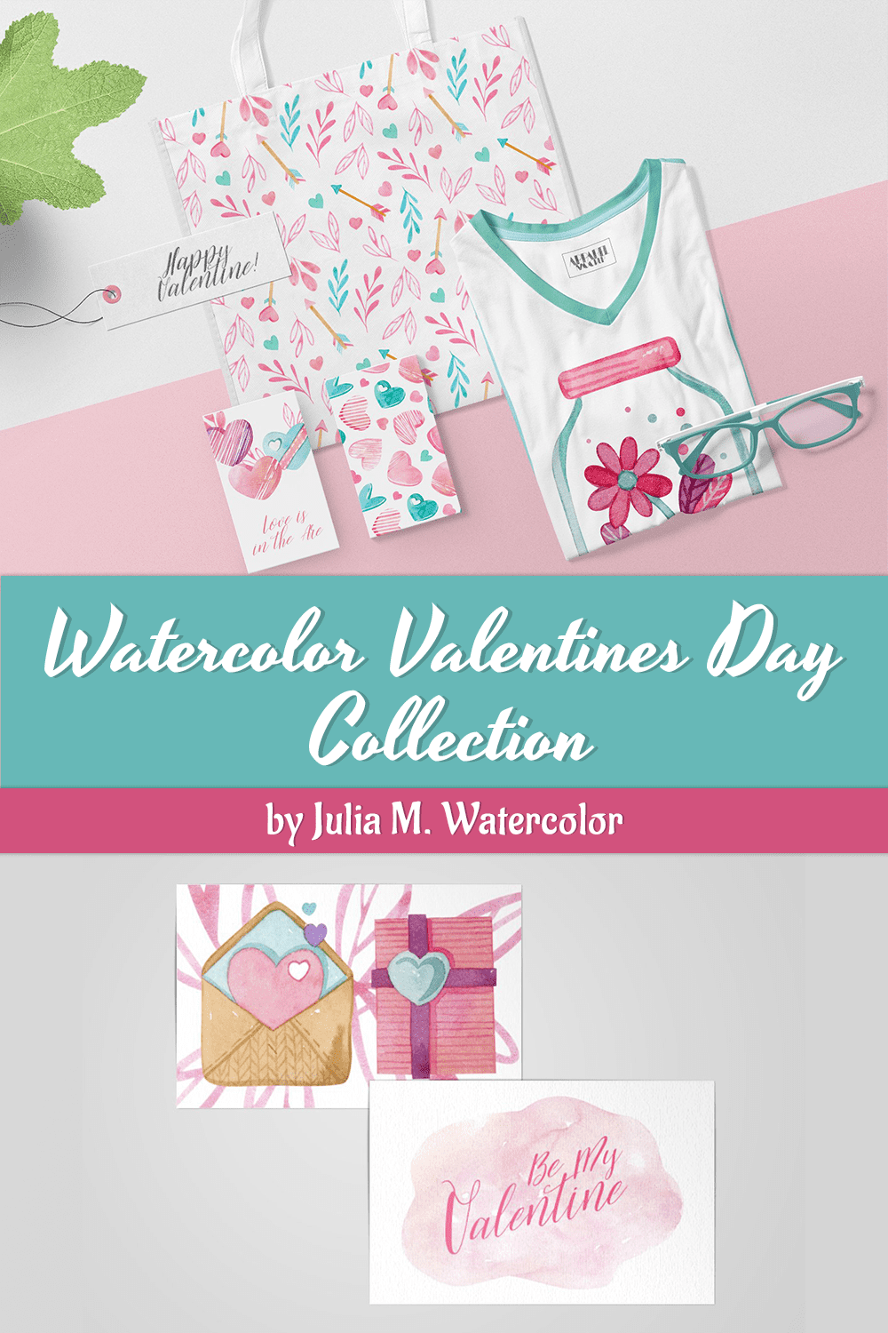 watercolor valentines day collection pinterest 712