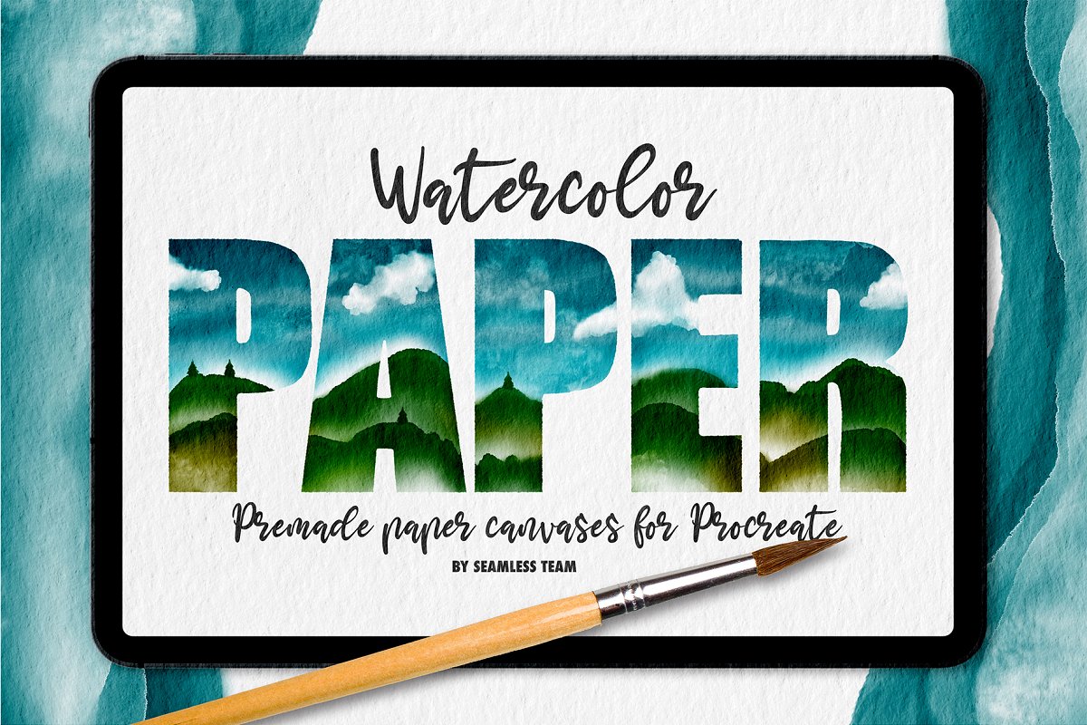 Cover image of Paper Canvas for Procreate.