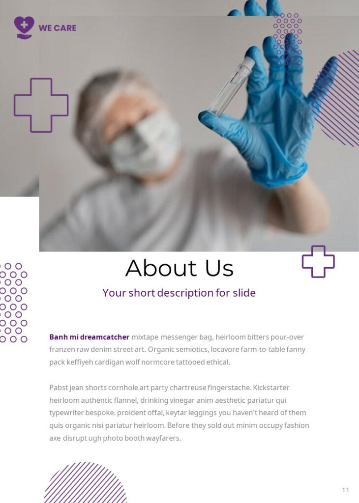 We Care Presentation Template: 50 Slides PPTX, KEY, Google Slides ...