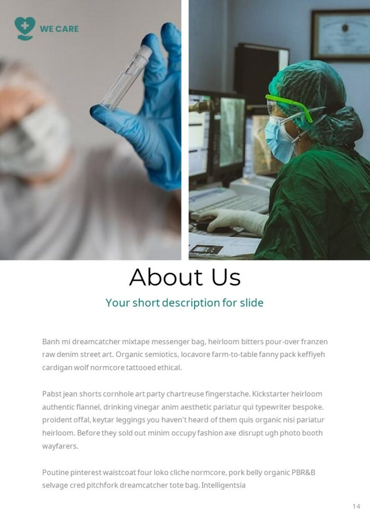 We Care Keynote Template – MasterBundles