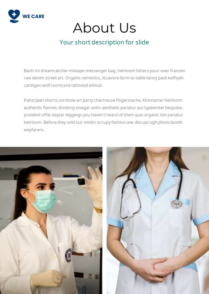 We Care Keynote Template – MasterBundles