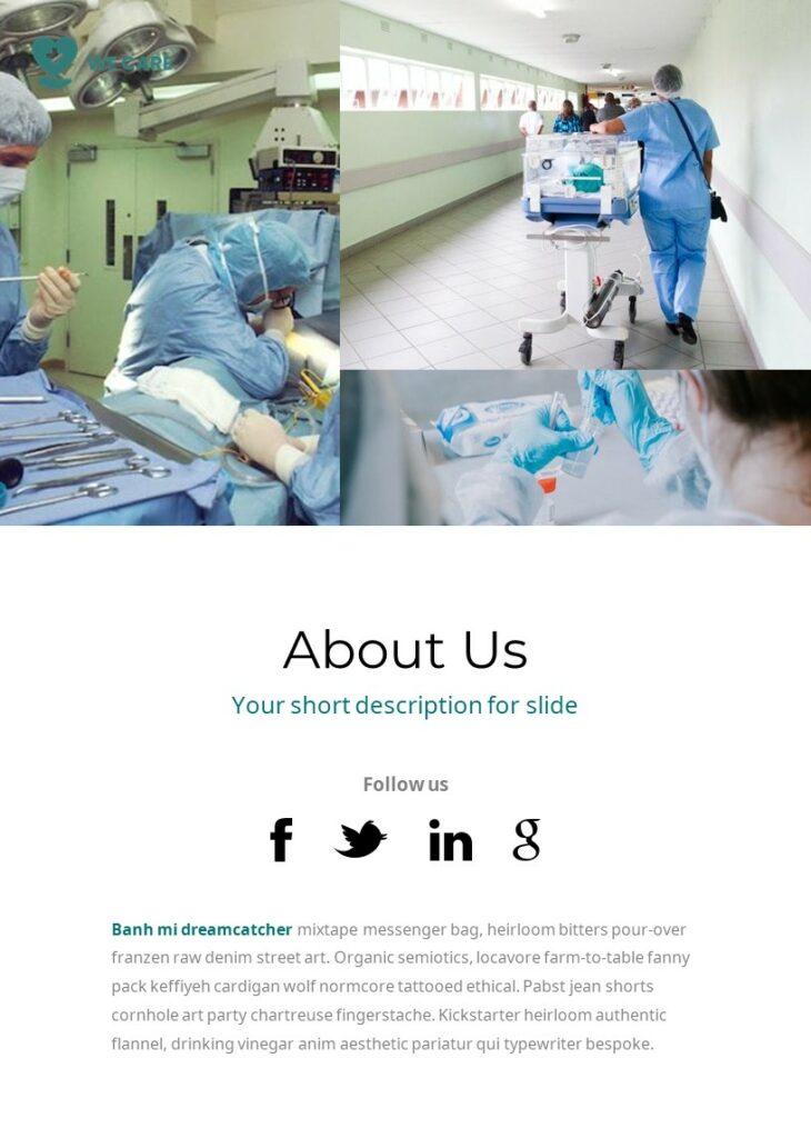 We Care Keynote Template – MasterBundles
