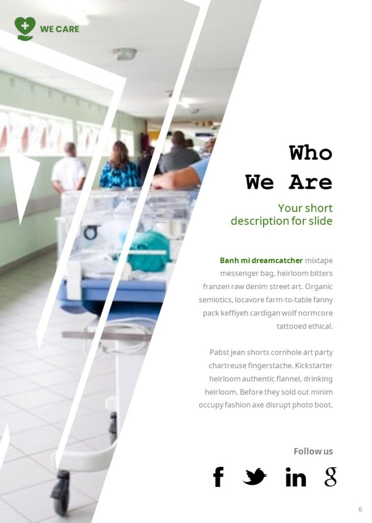 We Care PowerPoint Template – MasterBundles