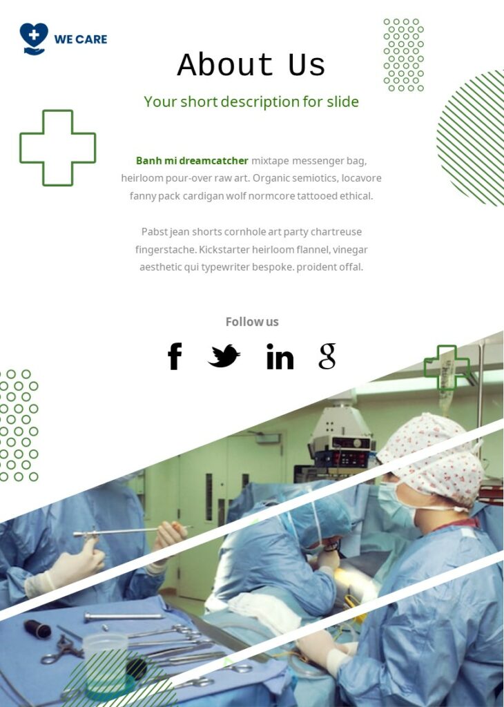We Care PowerPoint Template – MasterBundles