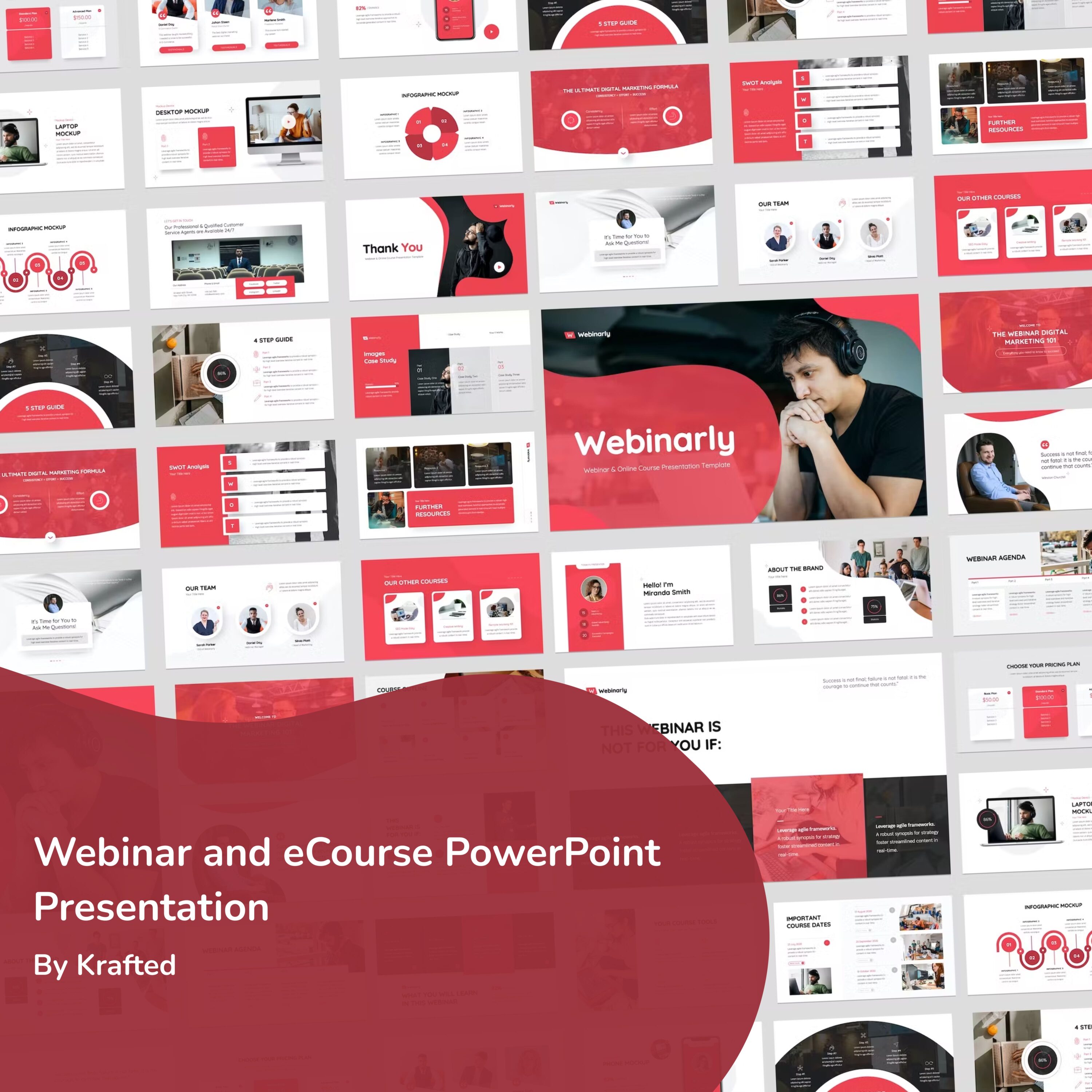 Webinar and eCourse PowerPoint Presentation - main image preview.
