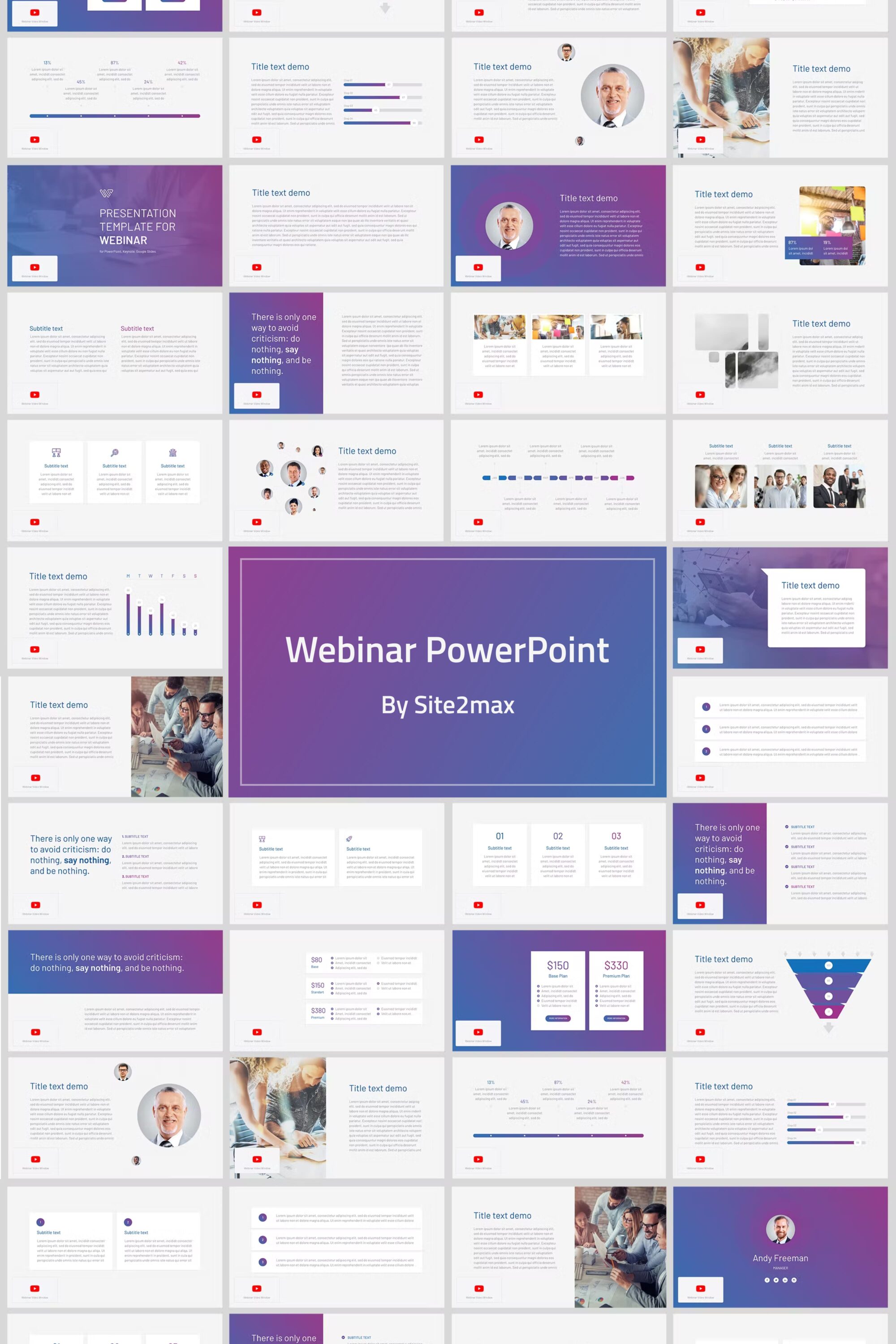 Webinar PowerPoint - pinterest image preview.