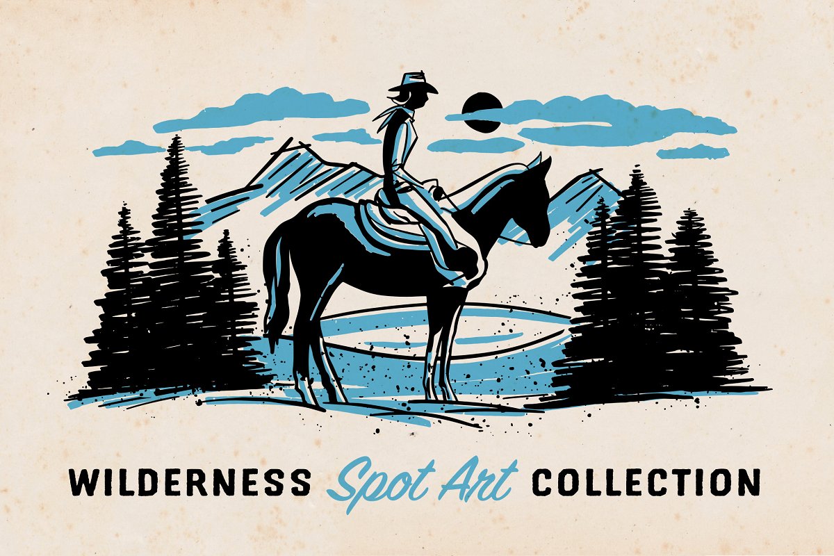 Cover image of Wilderness Spot Art Collection.