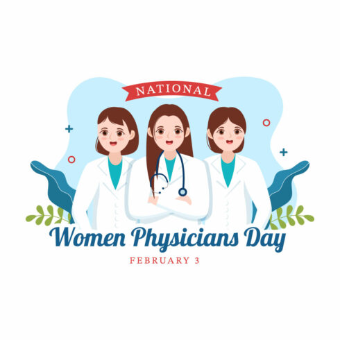National Women Physicians Day Illustration cover image.