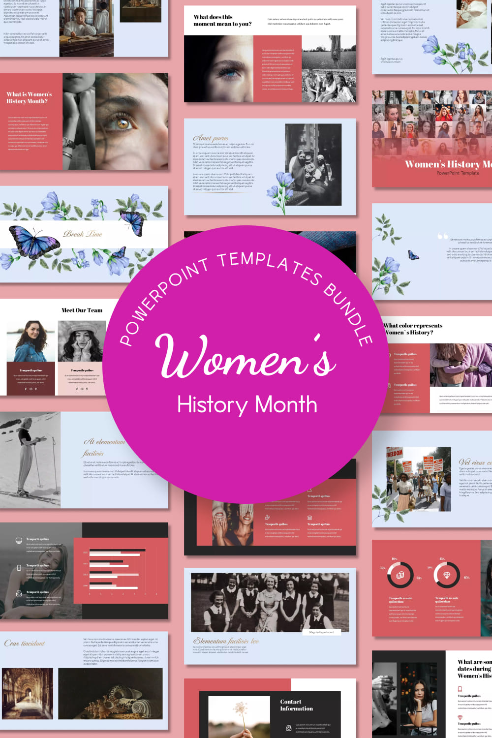 Women’s History Month Powerpoint Templates Bundle - Pinterest.