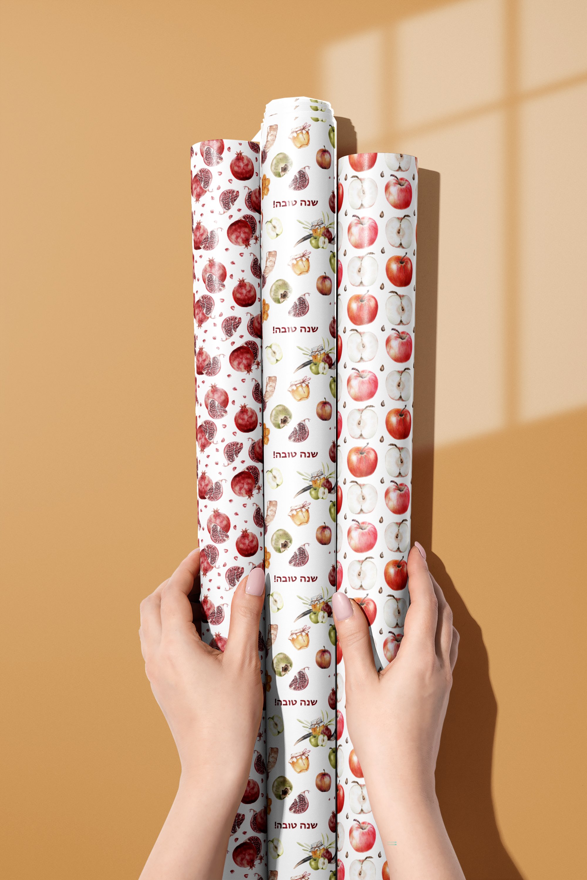 Three options of wrapper paper for your gifts.