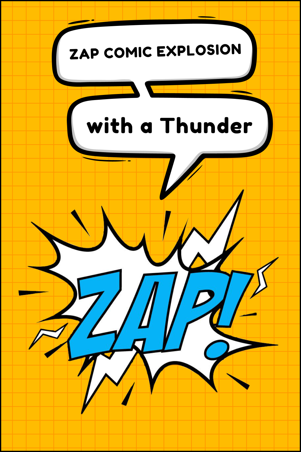 zap comic explosion with a thunder pinterest 743