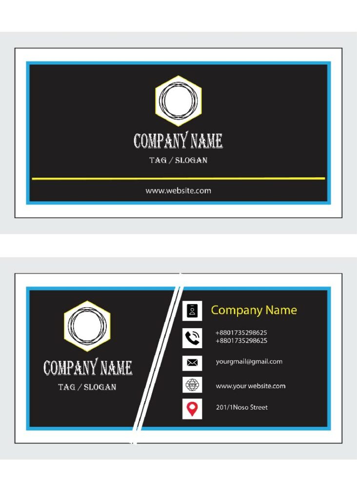 Editable Business Card at 0$ - MasterBundles