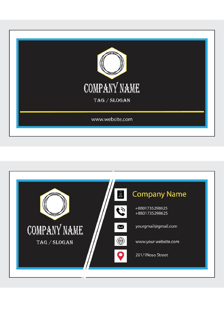 Cover image of Editable Business Card.