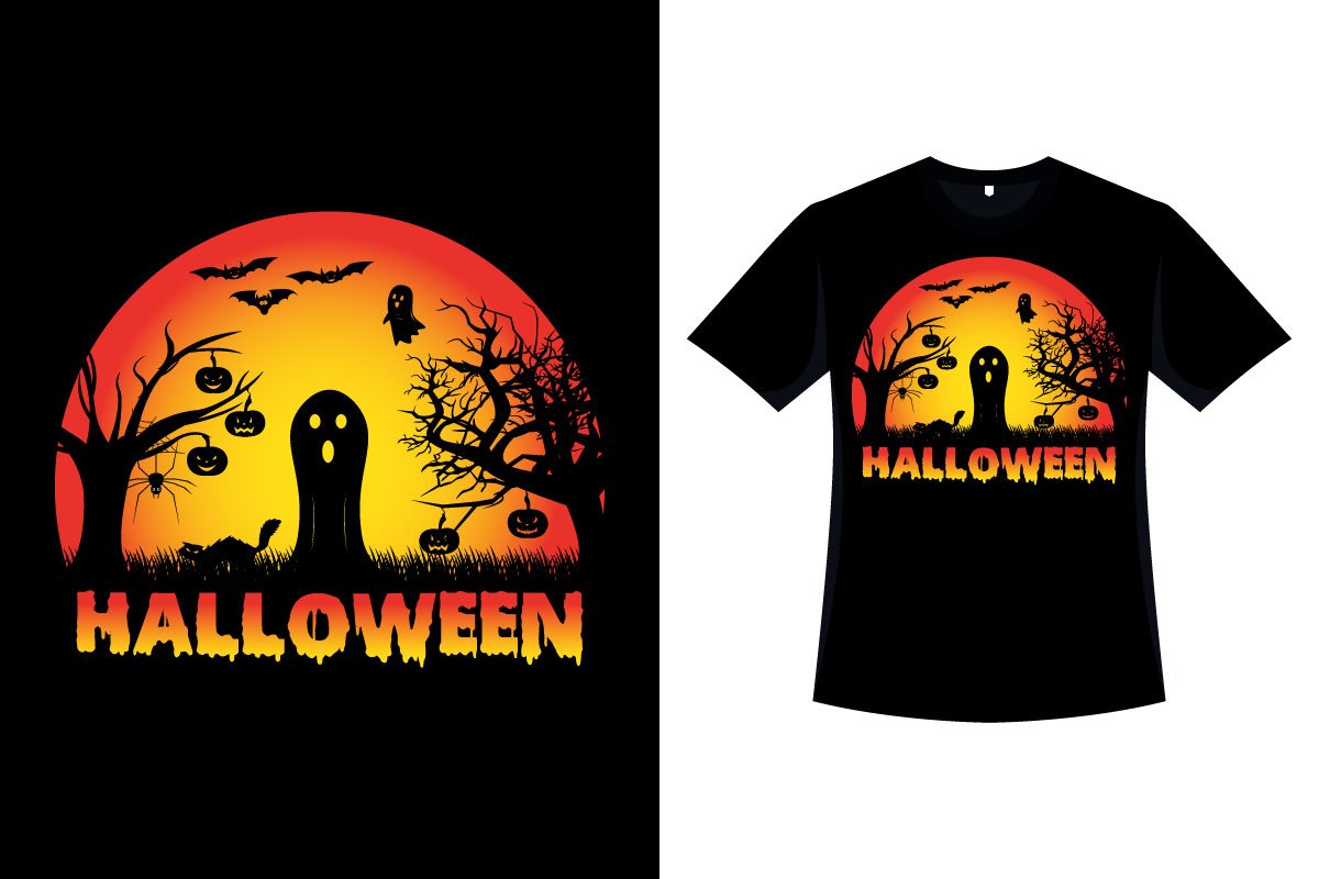 Halloween Nightmare Retro T-shirt.