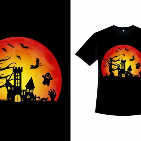 Scary Retro T-shirt for Halloween.