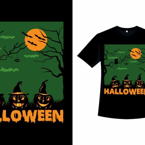 Halloween Scary Vintage T-shirt.