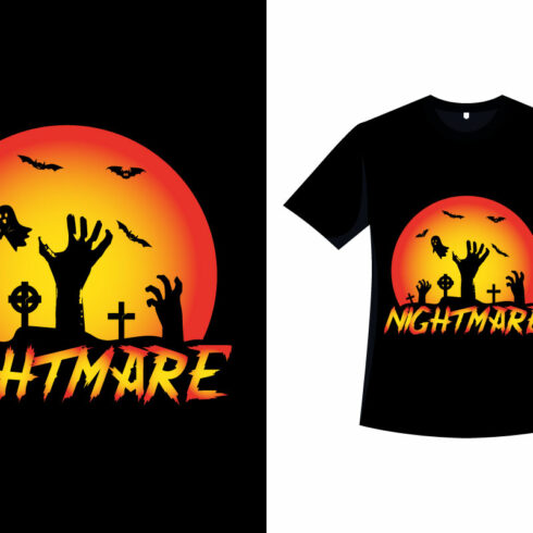 Halloween Nightmare shirt design.
