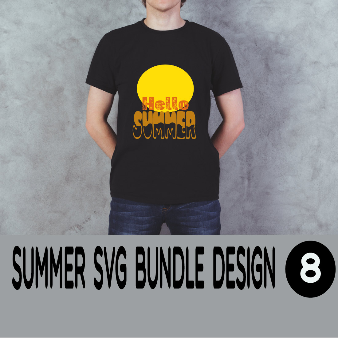 Summer SVG Bundle main cover.
