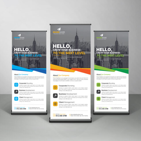 Corporate Roll Up Banner main cover.