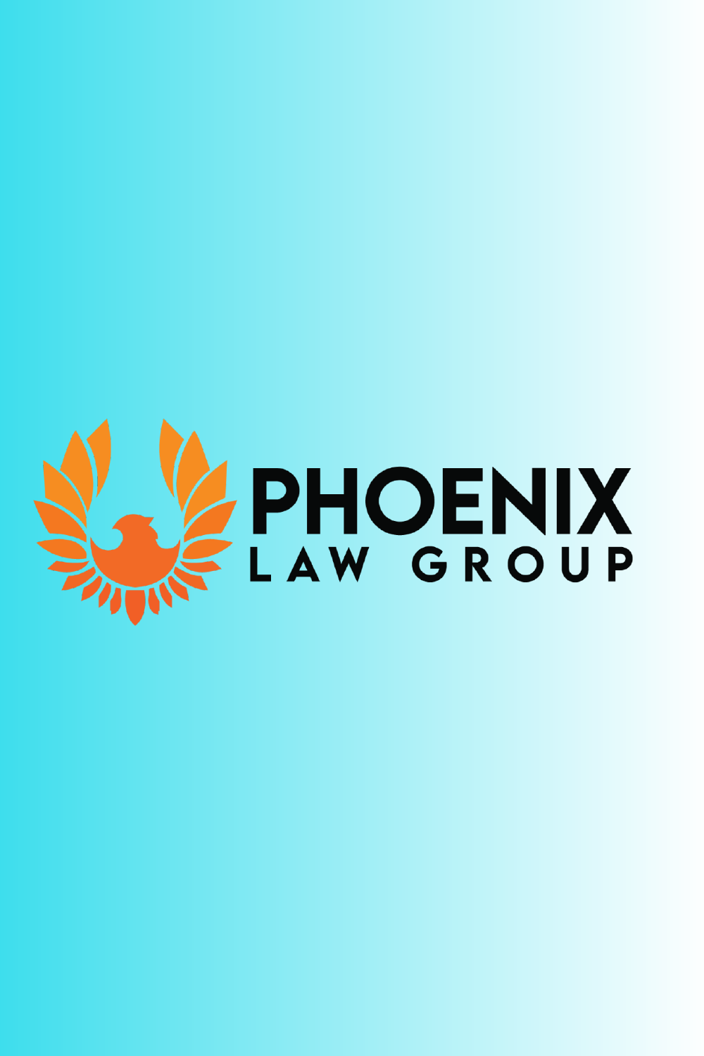 Phoenix Law Logo Design pinterest image.
