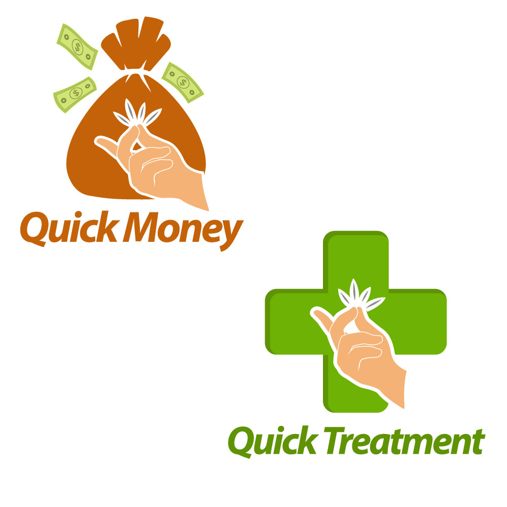 Quick Money and Quick Treatment Icons Bundle preview image.