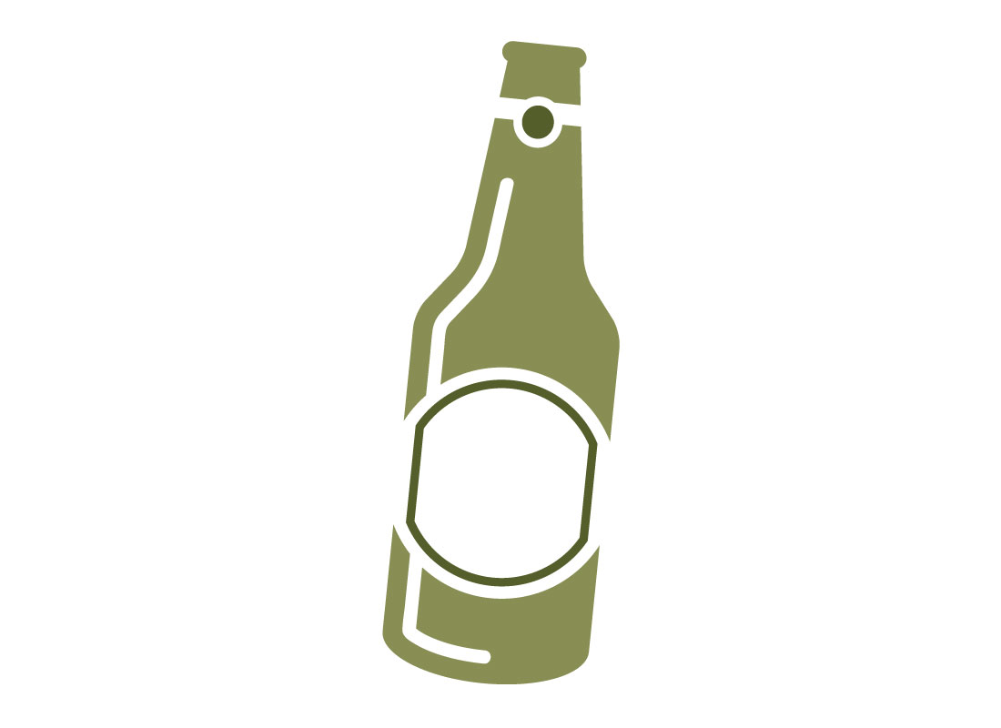 Beer Bottle Barbeque Graphics Design preview image.