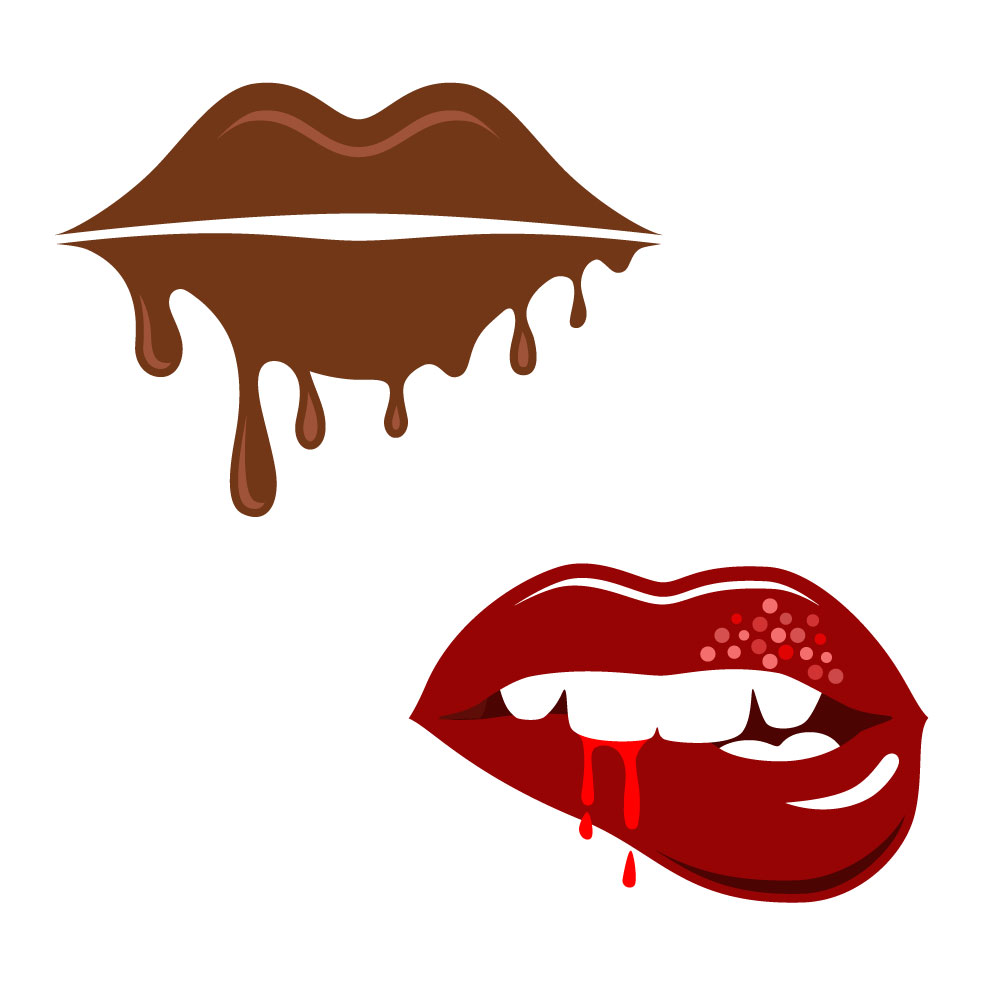 Hot and Beautiful Lips Design Bundle preview image.