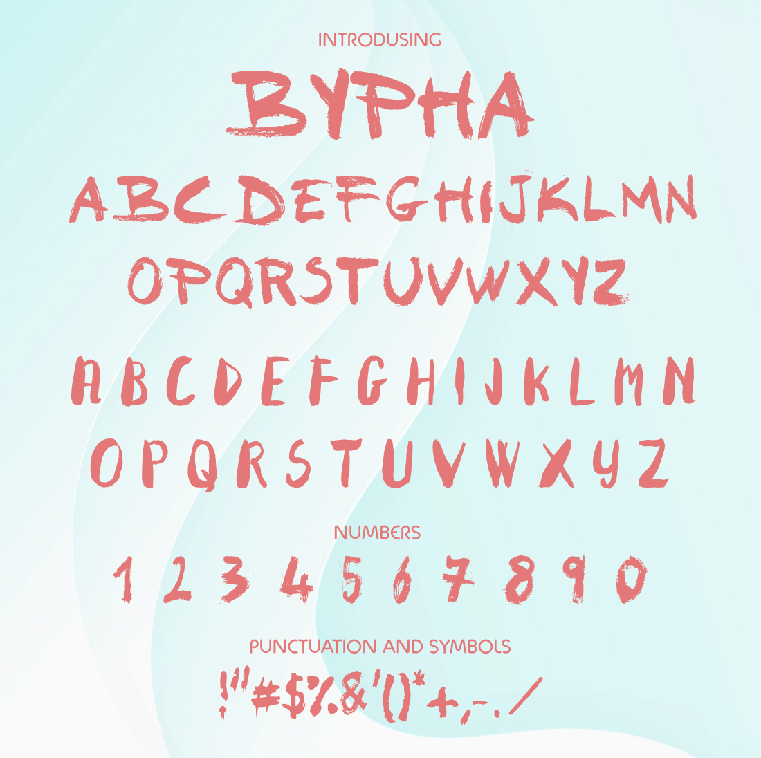 bypha Font.