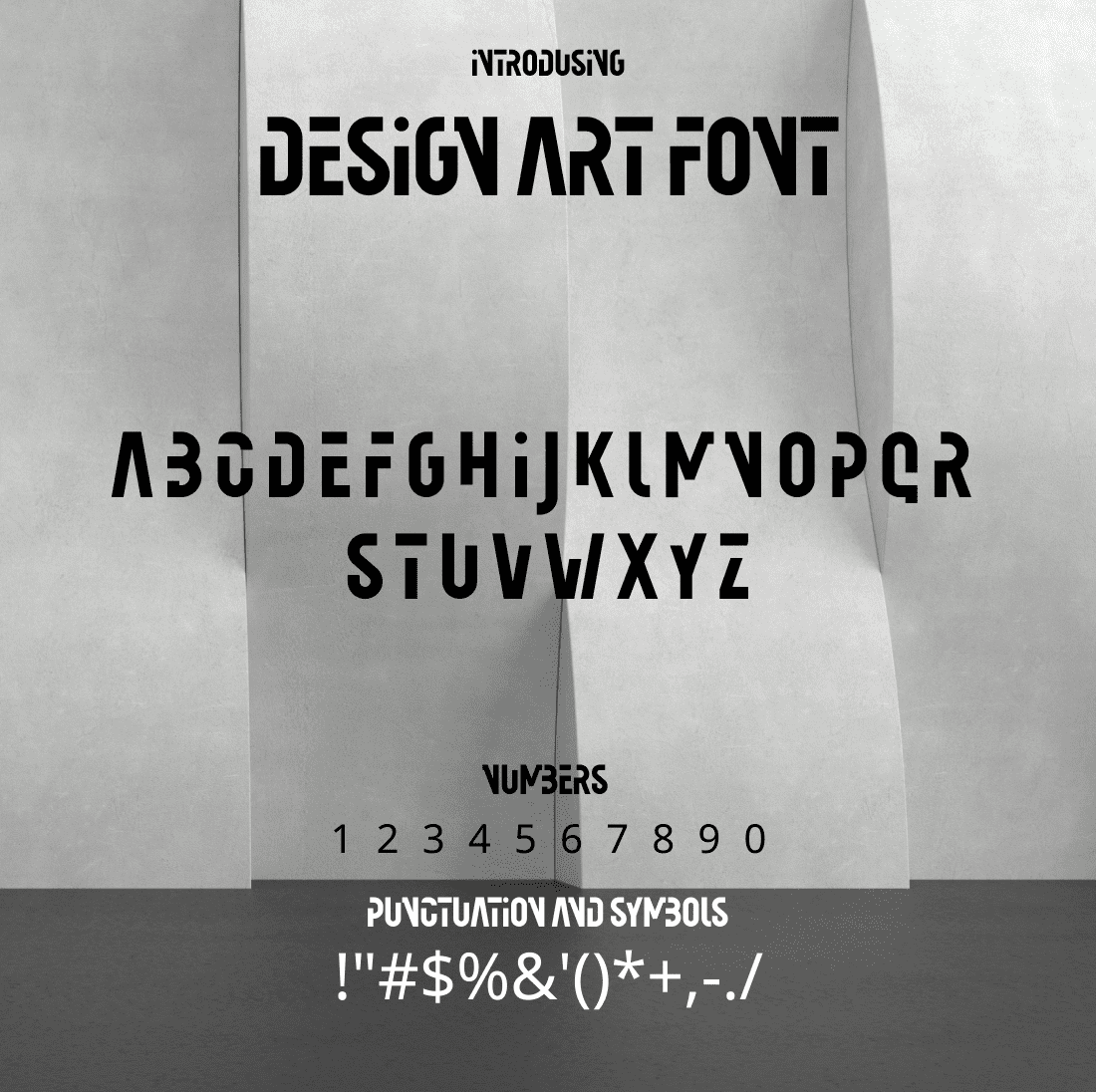 Design Art Font - main image preview.