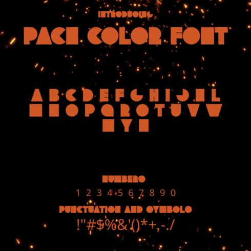 Pack Color Font - main image preview.