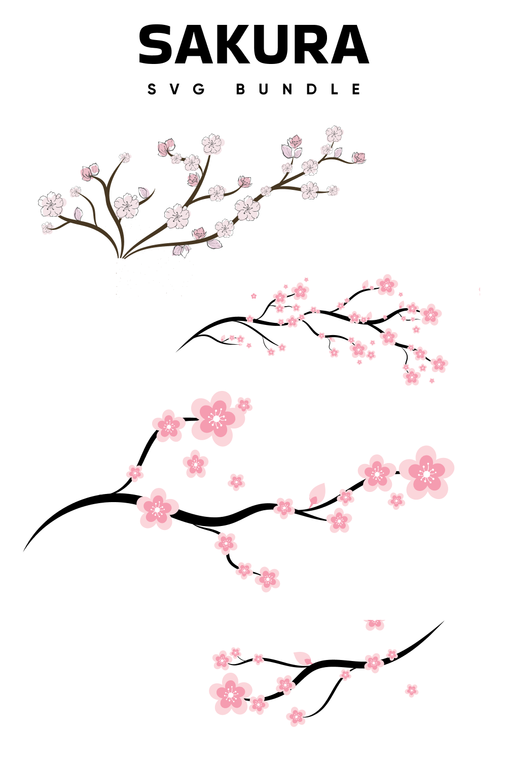 Sakura Svg - Pinterest.