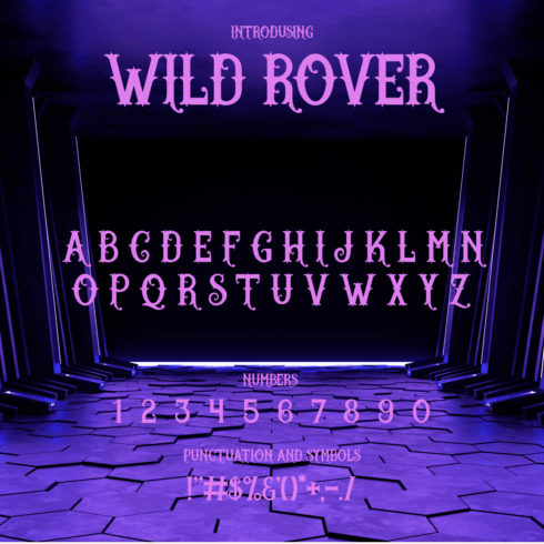 Wild Rover Font.