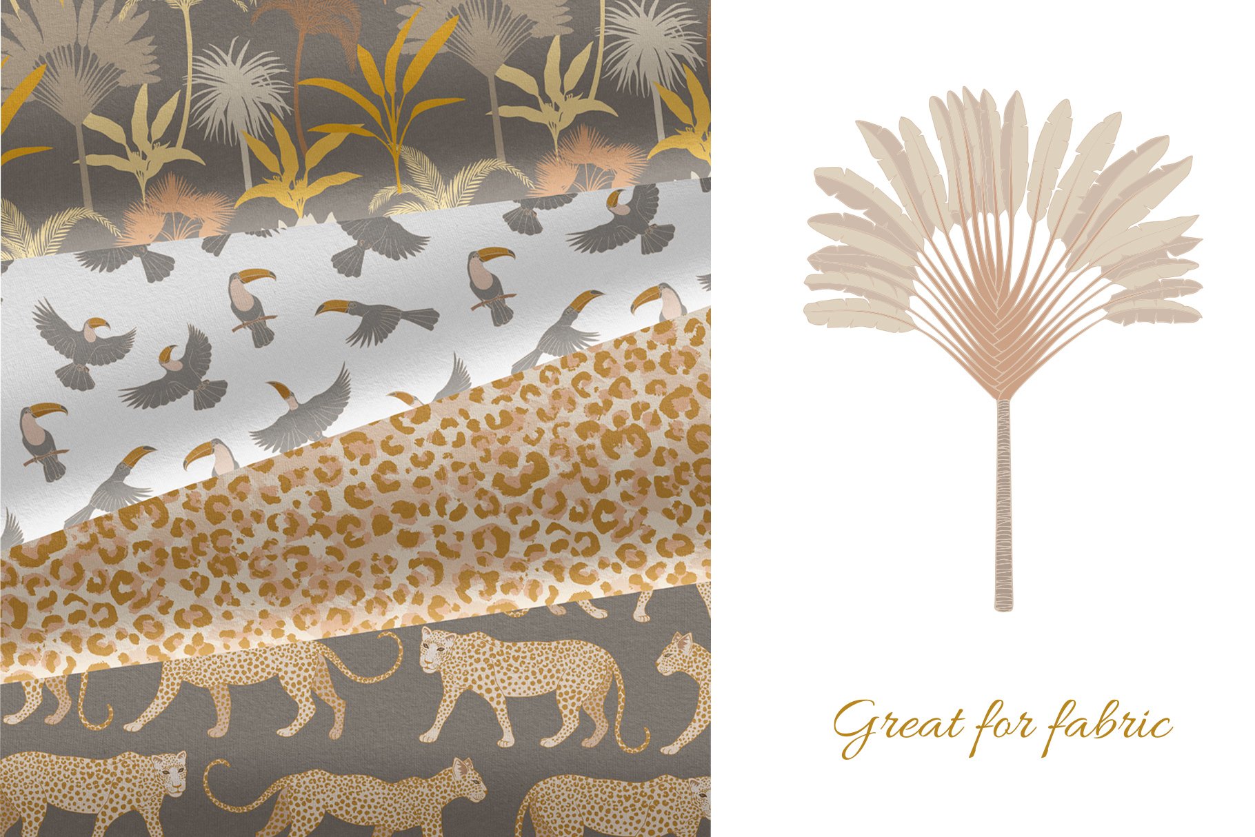 Some exotic patterns with animals prints.