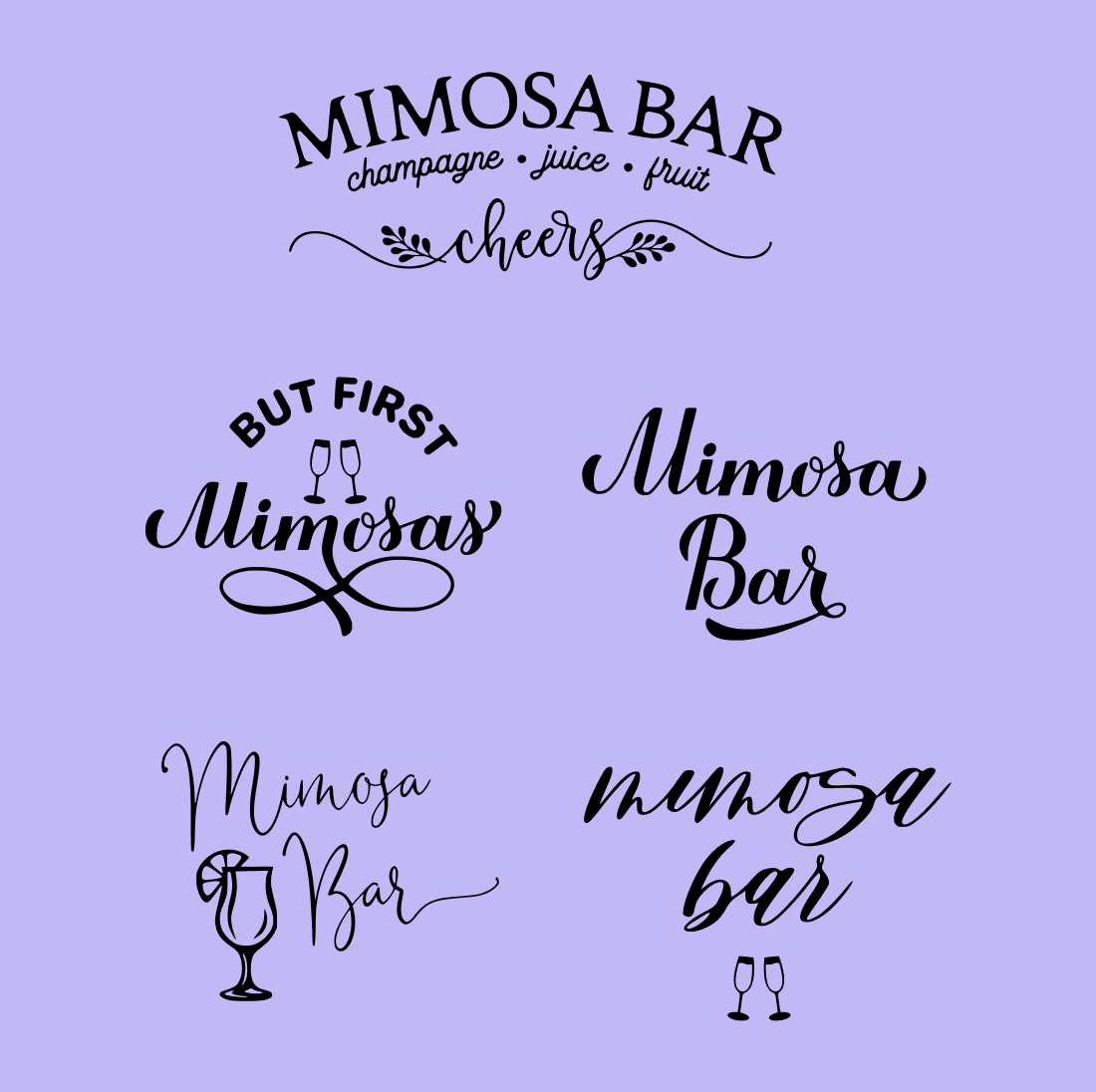 Mimosa Bar SVG cover.