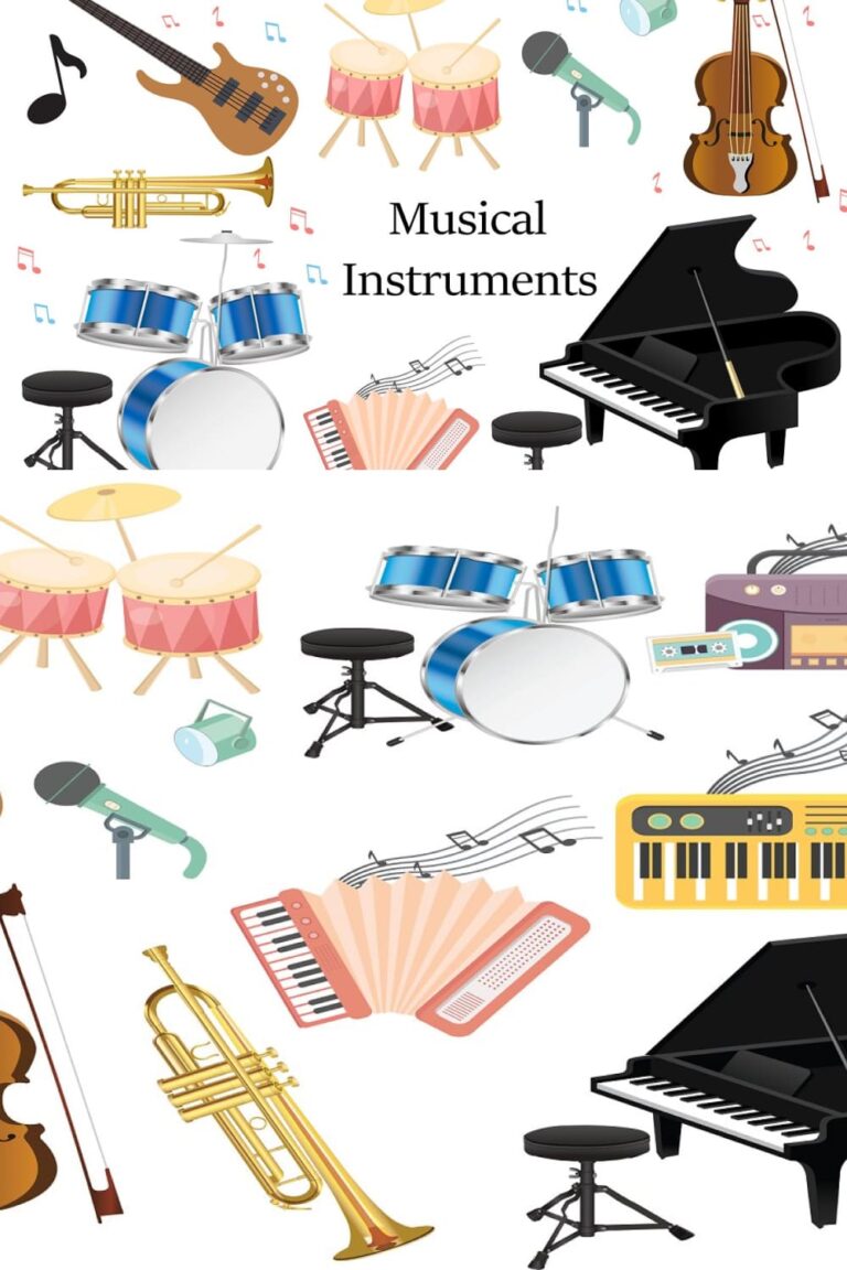 Digital Music Instruments Notes Digital Musical Instrument Clipart – MasterBundles