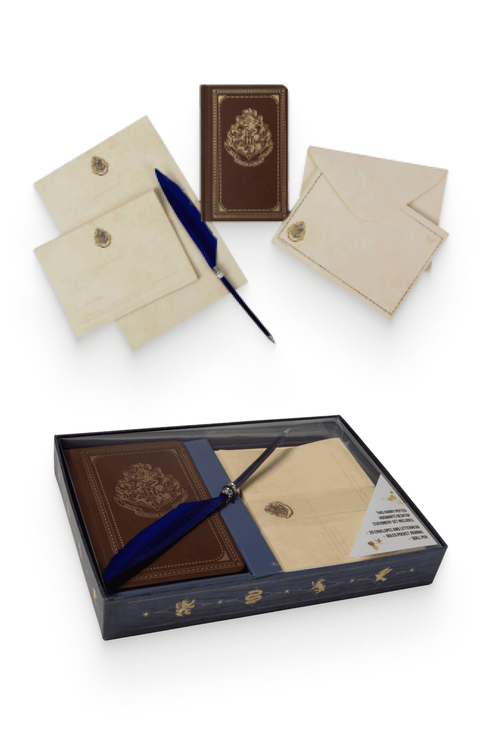 Harry Potter: Hogwarts School of Witchcraft and Wizardry Desktop Stationery Set.