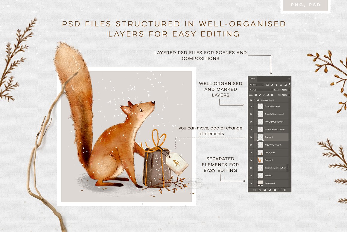 An example of picture in Photoshop layouts.