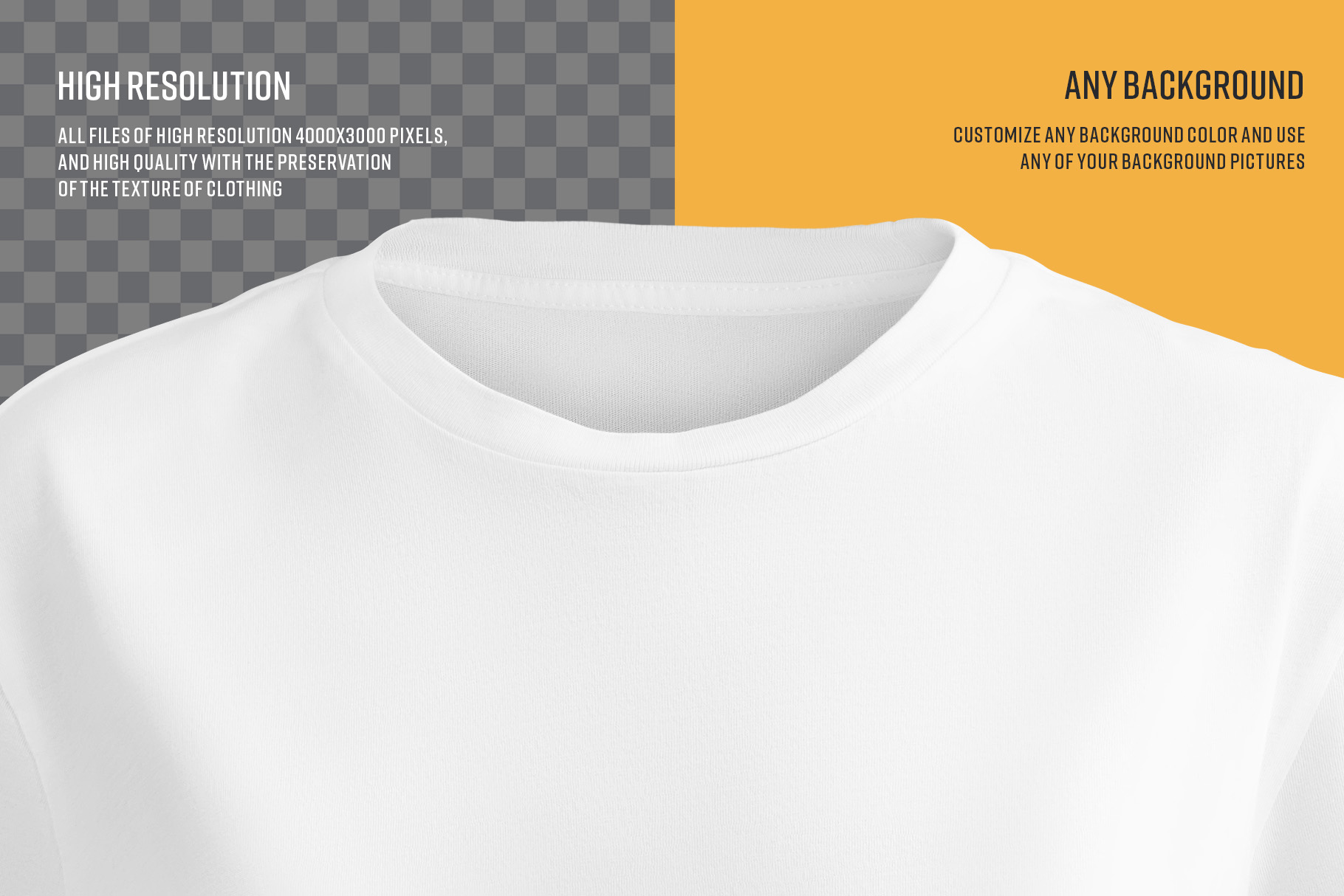 T-shirt Crop Top 3D Style Mockups preview image.