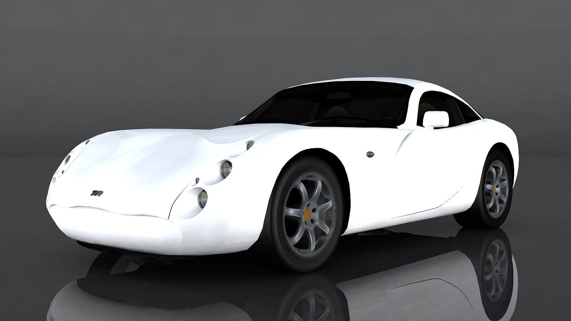 2001 tvr tuscan s mockup in the right side.