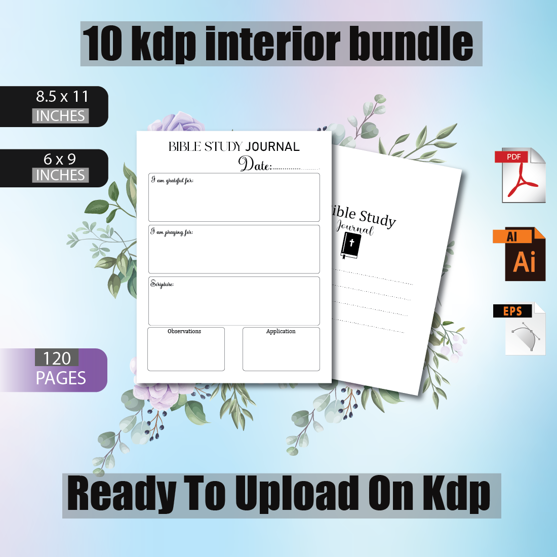 Mega Editable KDP Interior Bundle cover image.