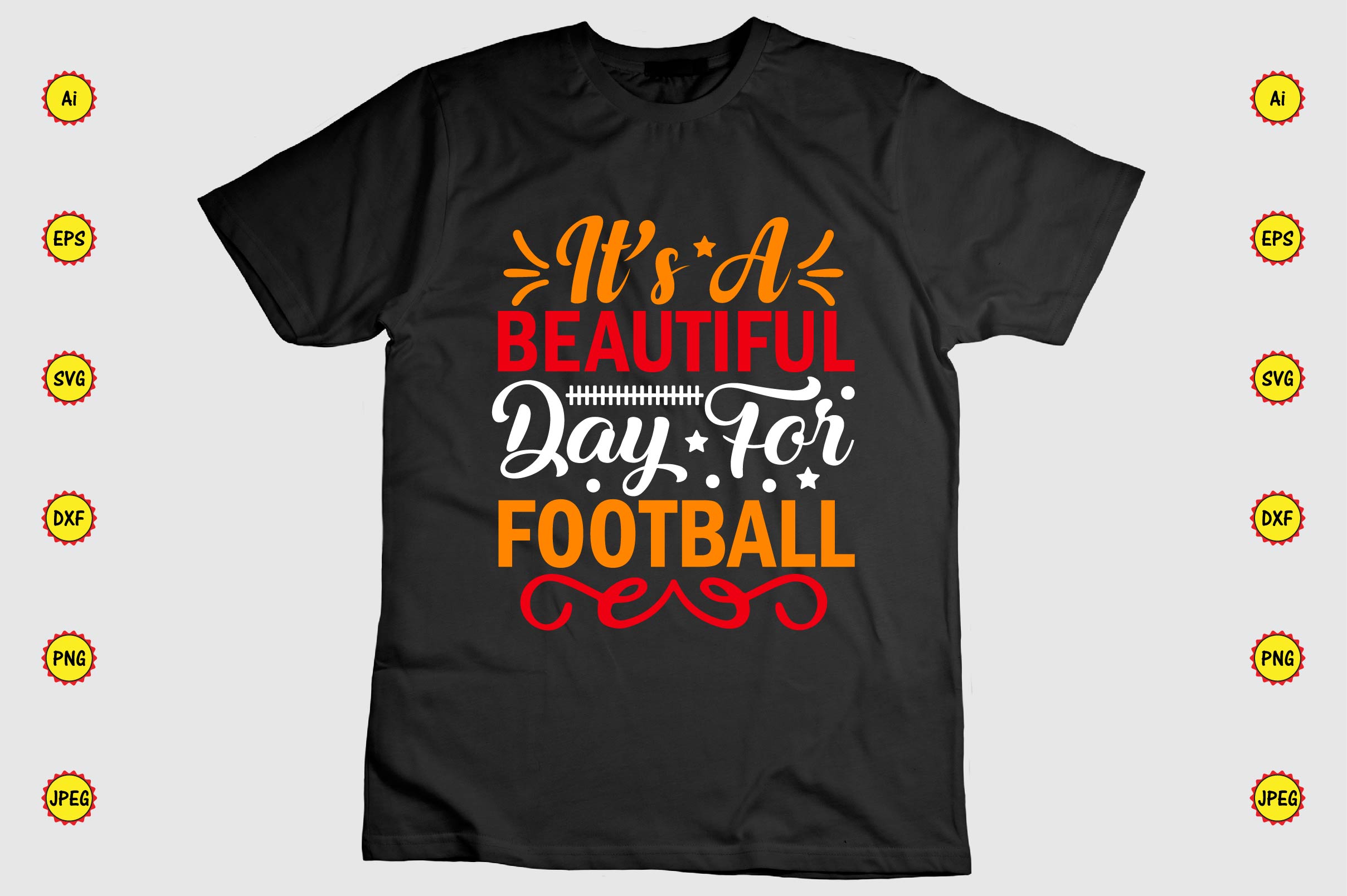 Football Quotes T-Shirt Design Bundle preview image.