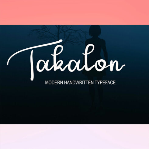 Takalon font cover