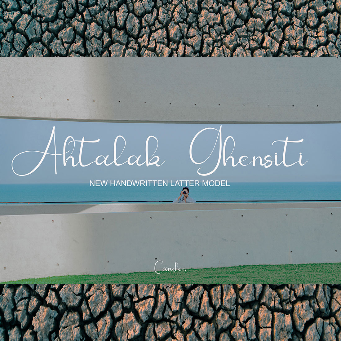 Font Script Ahtalak Ghensiti Design cover image.