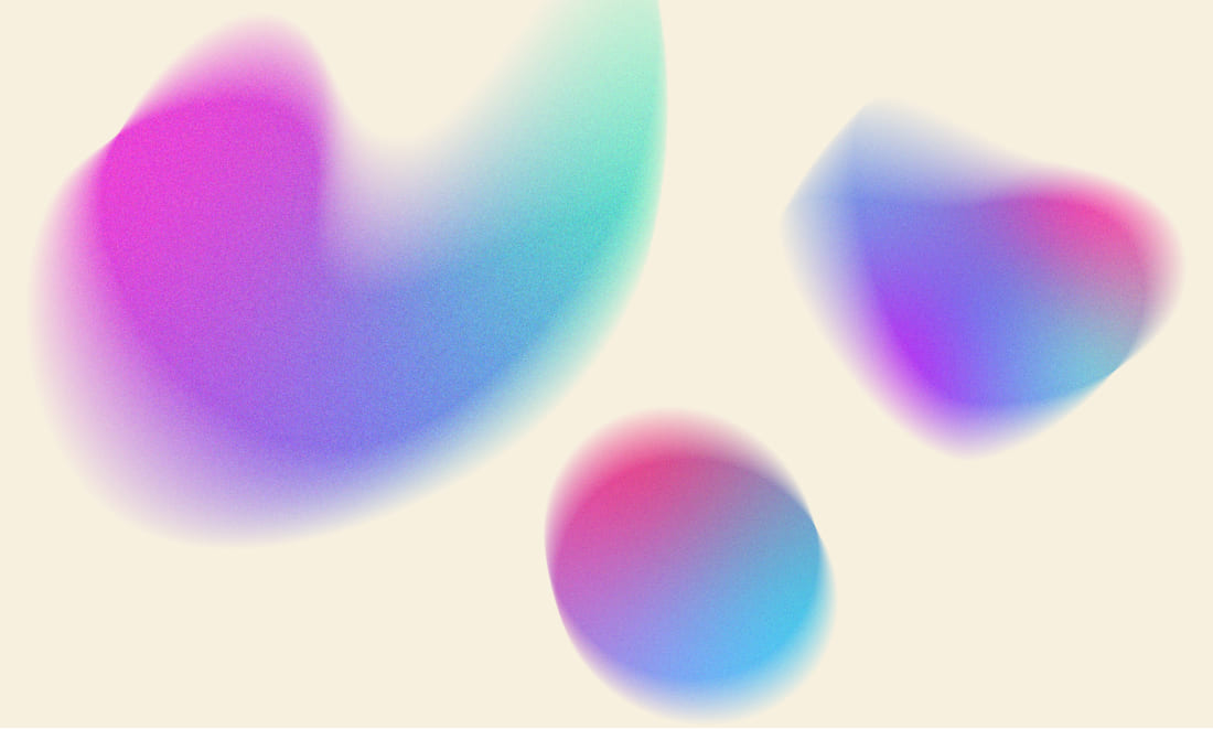 Abstract Gradient Shapes Vector preview image.