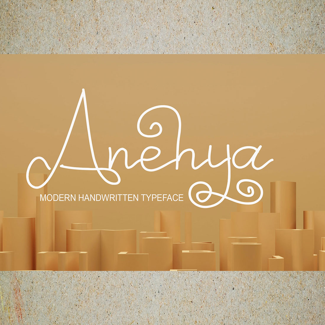 Anehya Script Signature Font image cover.