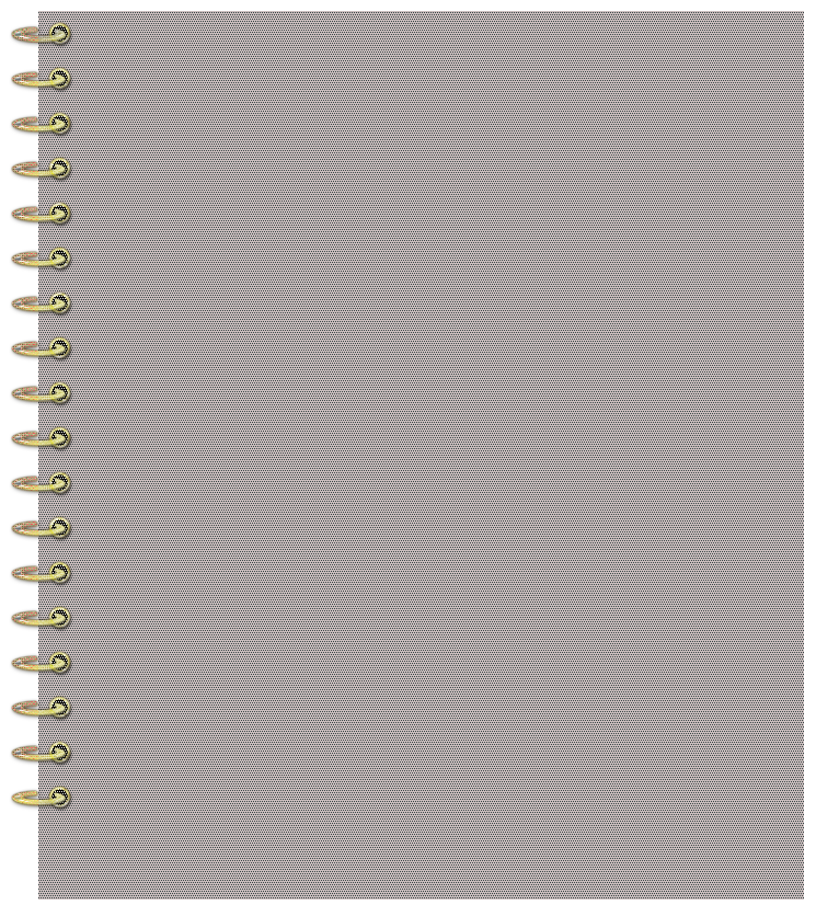 Pastel notebook cover.