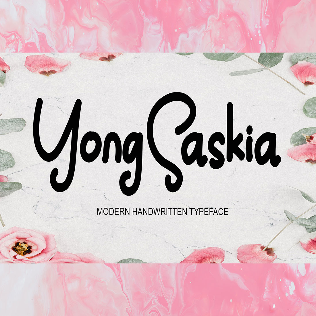 Script Font Signature Yong Saskia cover image.